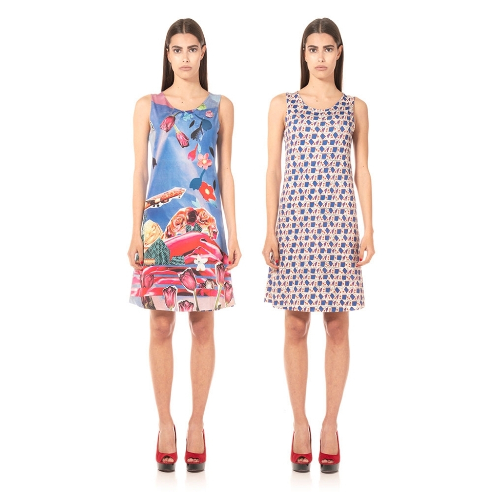 ANIMAPOP Double Dress Reversible sz }L Women's